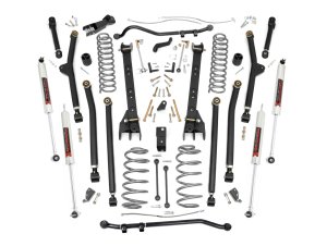 Jeep Wrangler Suspension Lift Kit - Rough Country - 6 Inch Lift Kit, Long Arm, M1 - '97-'06